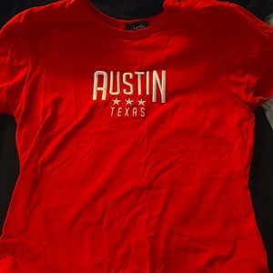 Baby tee, size small, red